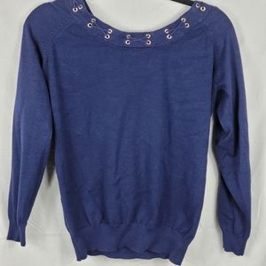 Peck and Peck sweater blue size M.